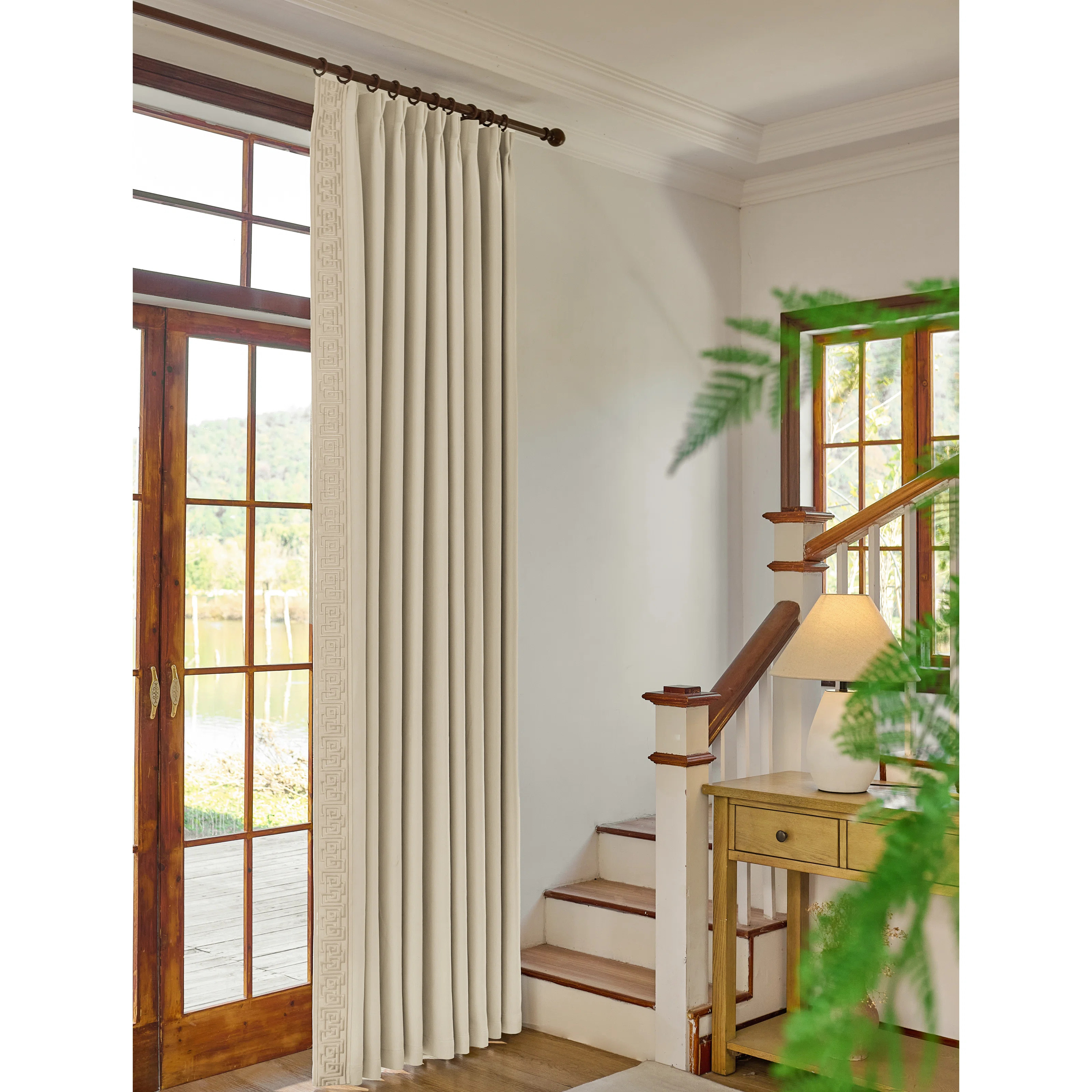 Visionary Home Allison Cotton Blend Room Darkening Curtain Pair & Reviews | Wayfair | Wayfair North America