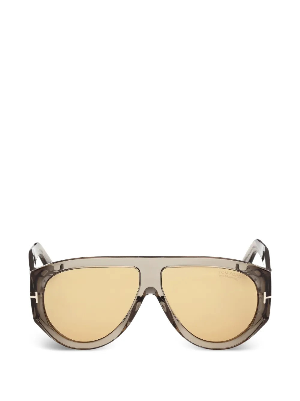 TOM FORD Eyewear Bronson pilot-frame Sunglasses | Grey | FARFETCH | Farfetch Global