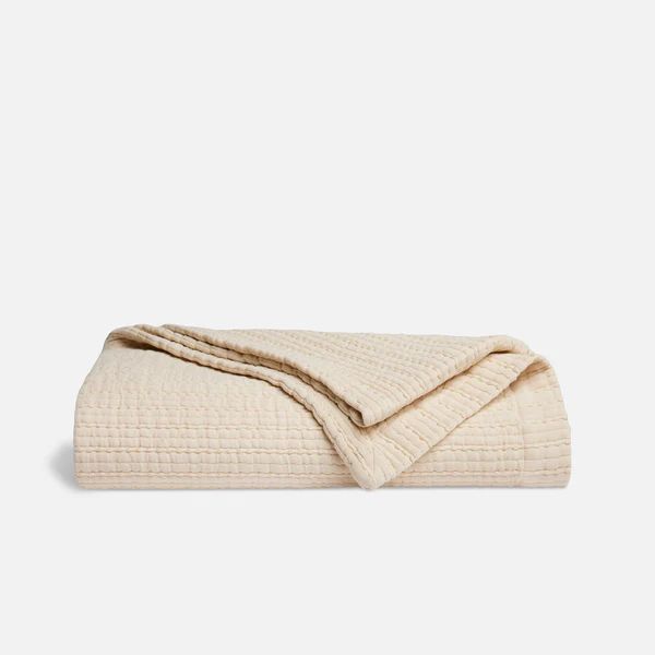 Lightweight Textured Throw Blanket | Brooklinen