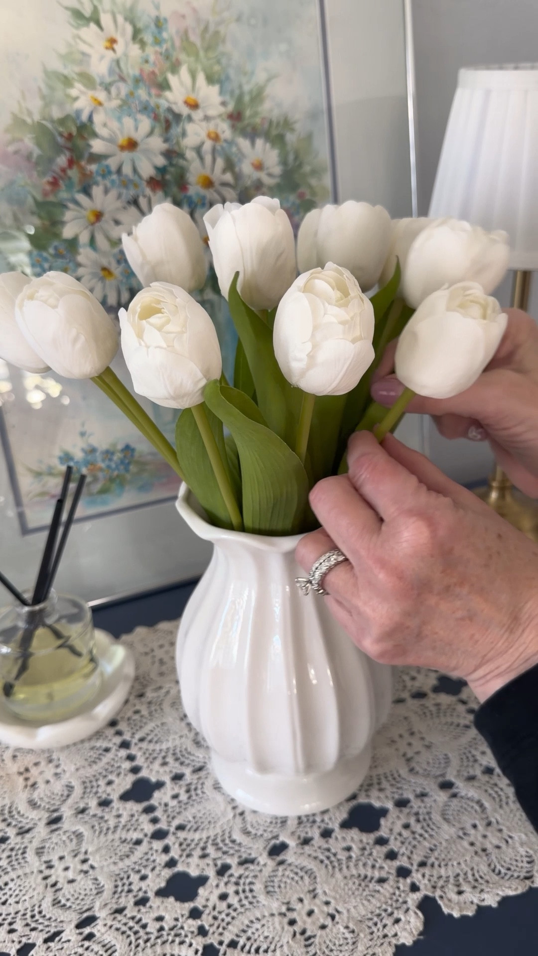 Faux tulips styled in a simple vase 🌷

These realistic faux florals are perfect for an easy home refresh — no watering, no wilting, just timeless everyday decor.

Linked the tulips and vase here.
 
🏠 I share real-life decor, home finds, and organization for spaces that are pretty, not perfect. 💫

#LTKdayinmylife #LTKHome