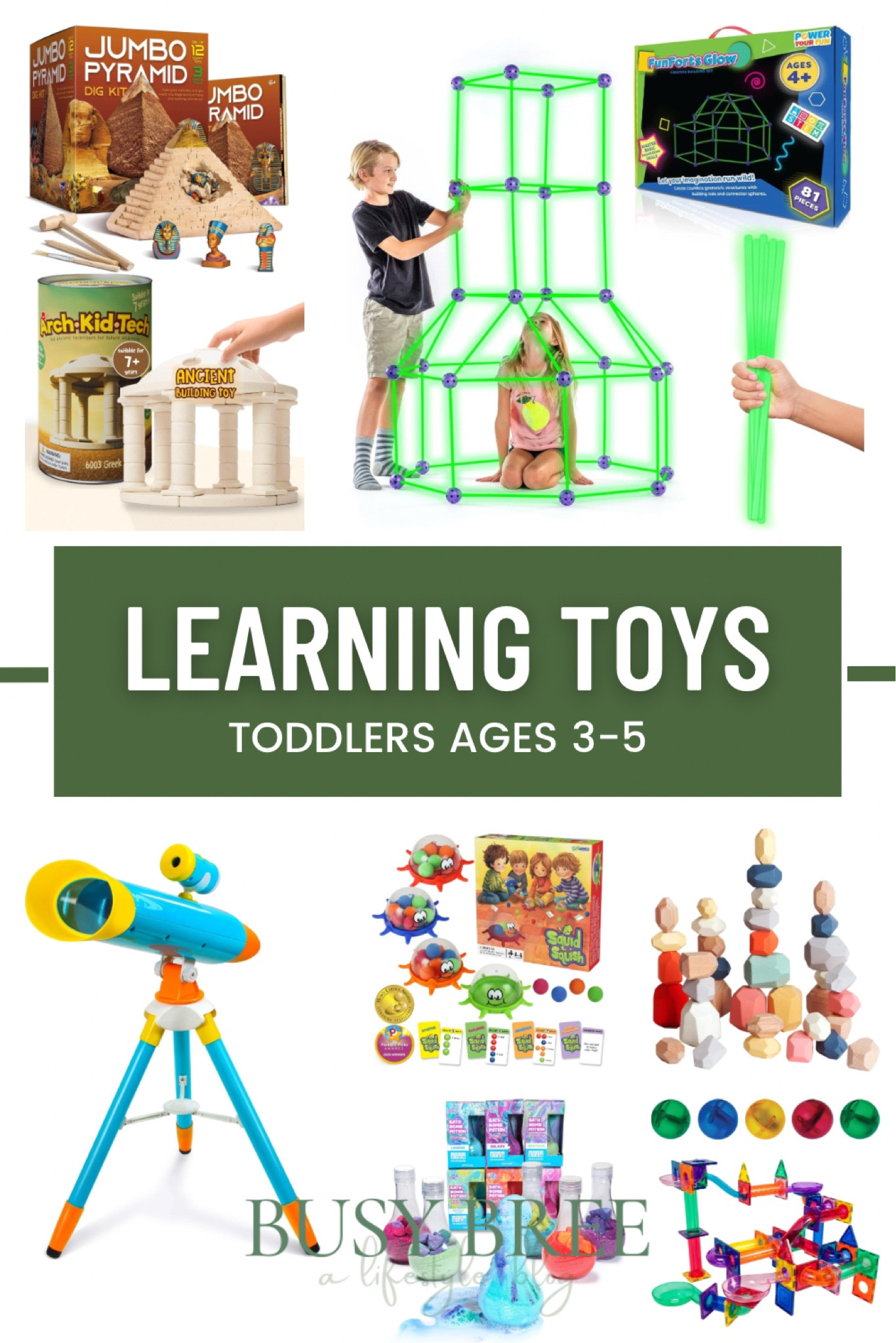 Learning toys for toddlers ages 3-5 for preschool, homeschool, playroom, Christmas gifts for toddlers and birthdays!

#LTKFindsUnder50 #LTKKids #LTKBacktoSchool
