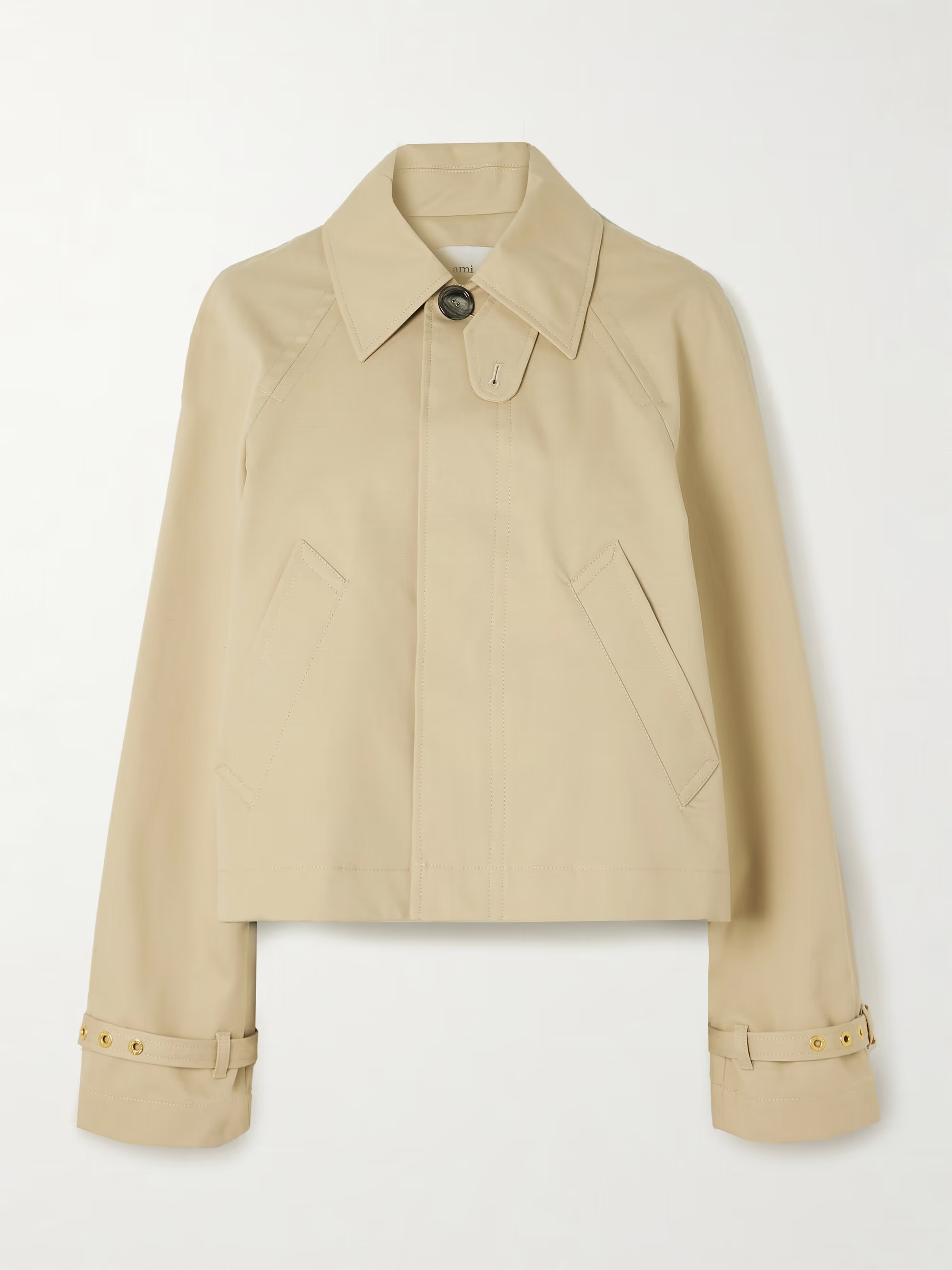 Cropped cotton-canvas jacket | NET-A-PORTER (US)