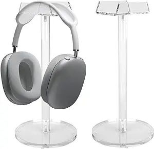 Acrylic Headphone Stand Headset Holder, Desktop Headphone Holder, Gaming Headset Accessories, Uni... | Amazon (US)