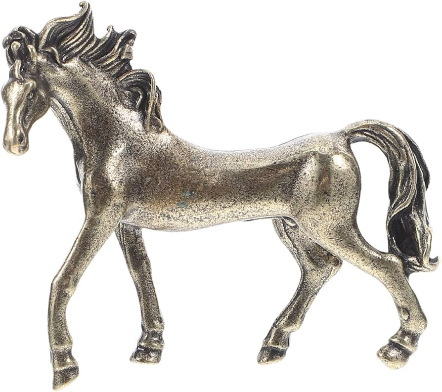Cabilock Copper Horse Statue - Feng Shui Horse Decor for Home and Office Unique Brass Animal Scul... | Amazon (US)