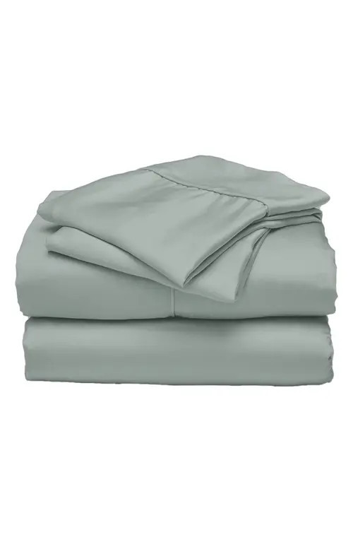 ettitude Signature Sateen Sheet Set in Sage at Nordstrom, Size Full | Nordstrom