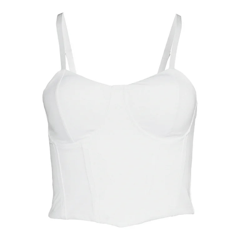 Madden NYC Juniors Hanky Hem Bustier Top | Walmart (US)