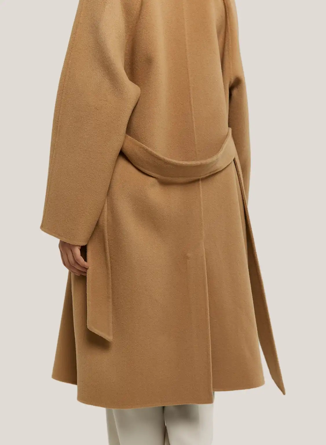 100% Wool Belted Wrap Coat | Gentle Herd