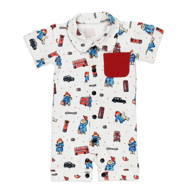 London Paddington | Organic S/Sleeve Coverall | L'ovedbaby