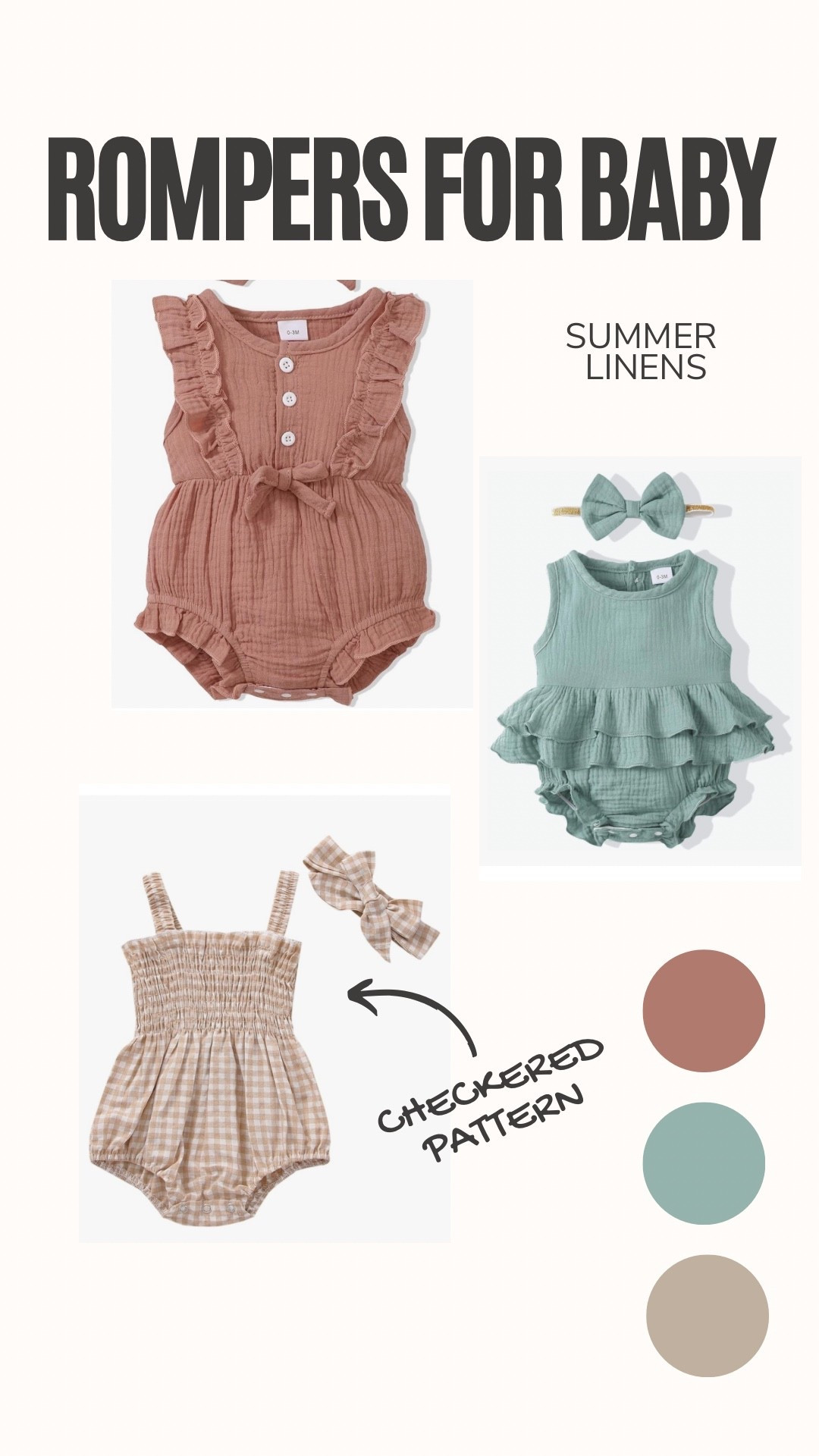 Amazon linen rompers perfect for baby girl at your summer photo session 🤍🩷

#LTKFamily #LTKSummerEdit #LTKBaby