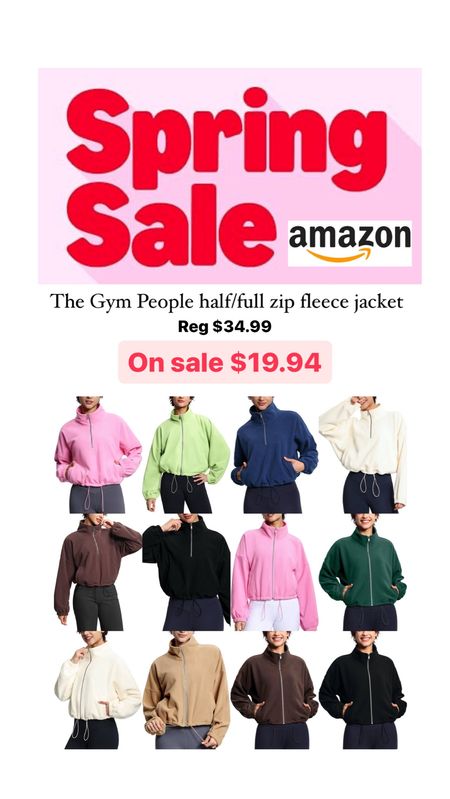 The Gym People fleece jacket
Amazon spring sale


#LTKover40 #LTKfindsunder50 #LTKsalealert