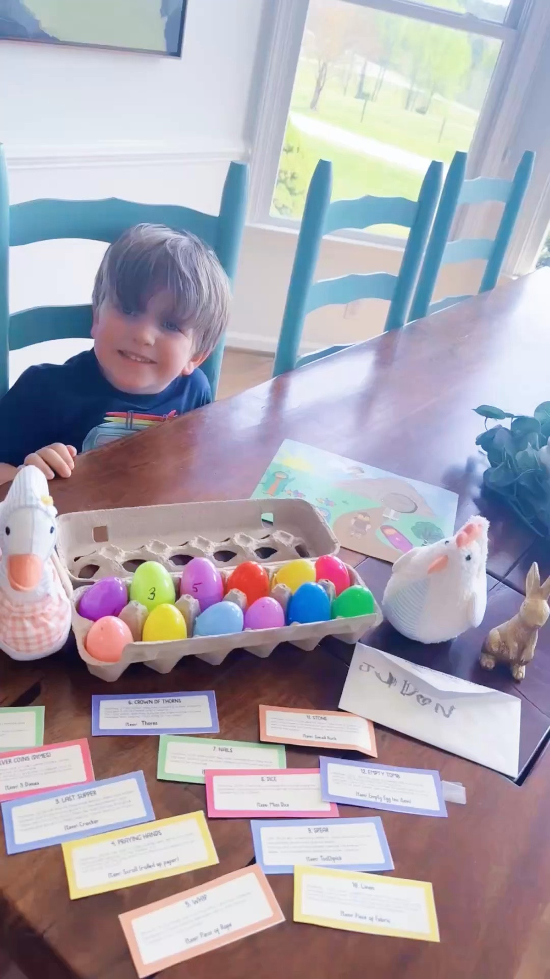 It’s been SUCH a fun day at our weekly local Bible study group 📖 (& preschool class 🍎 for J)!! 💒  It was SO sweet what Judson learned in his little class and his precious teachers had so many sweet Easter ✝️ activities planned - the resurrection donut 🍩 snack (how creative?!) 🪨 and the resurrection eggs 🥚 activity he got to bring home!! 🏡 What a blessing beyond words CBS is to our family!!! 💝
