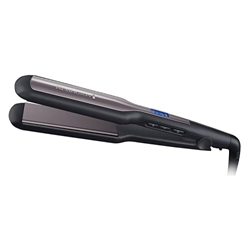 Remington Hair Straightener Advanced Ceramic coating for Sleek & smooth glide, Wide longer length... | Amazon (UK)