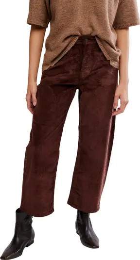 Free People Deep Trance Corduroy Wide Leg Ankle Pants | Nordstrom | Nordstrom