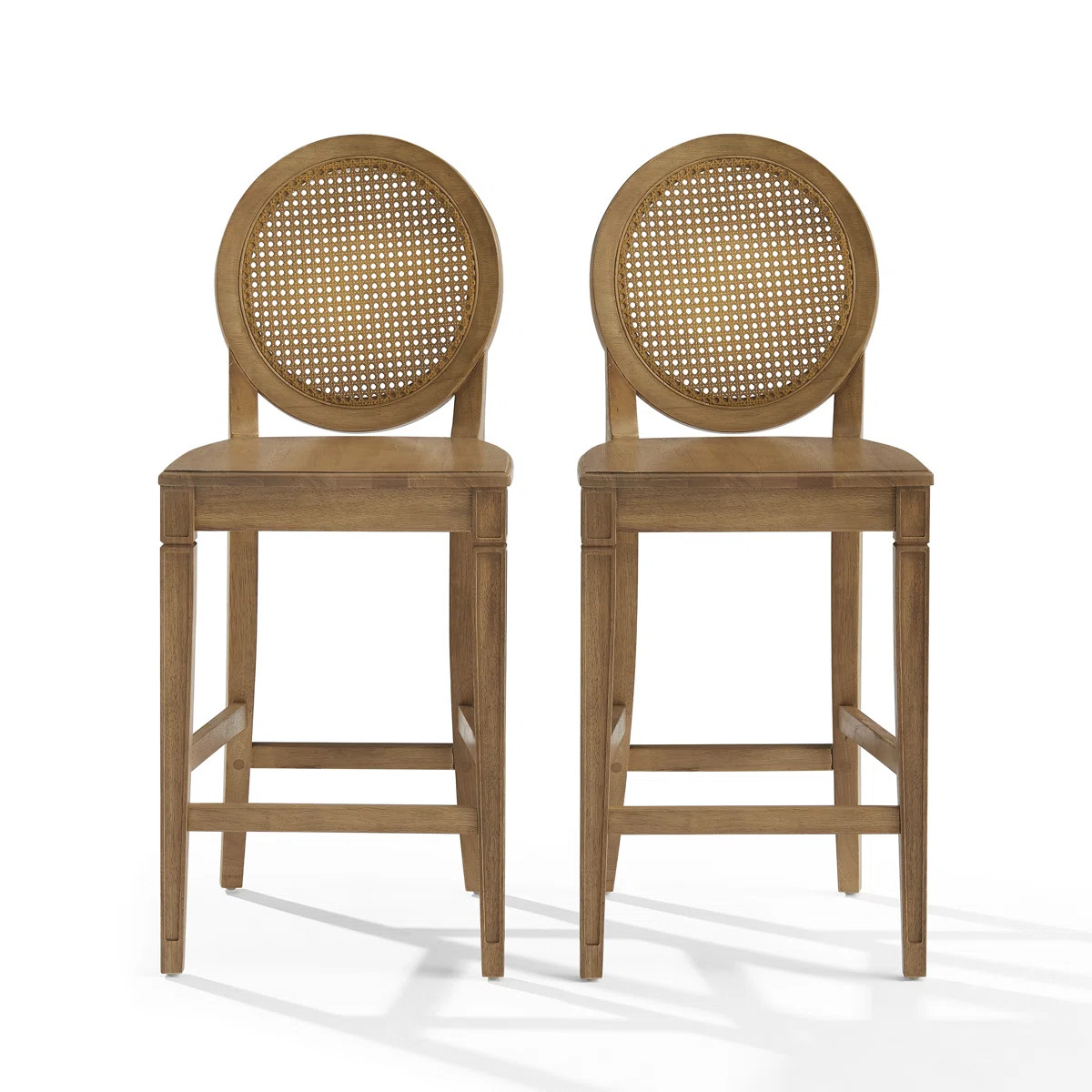 Katia 2-piece Cane-back Counter Stool Set (Set of 2) | Wayfair North America