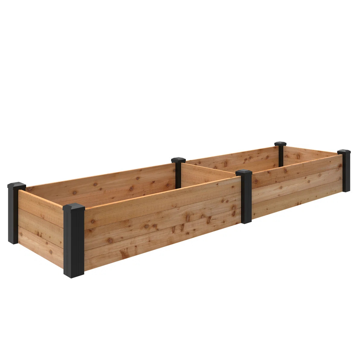 Haven 4 ft. x 8 ft. Natural Cedar Raised Garden Bed (11 in. Height) | Wayfair North America