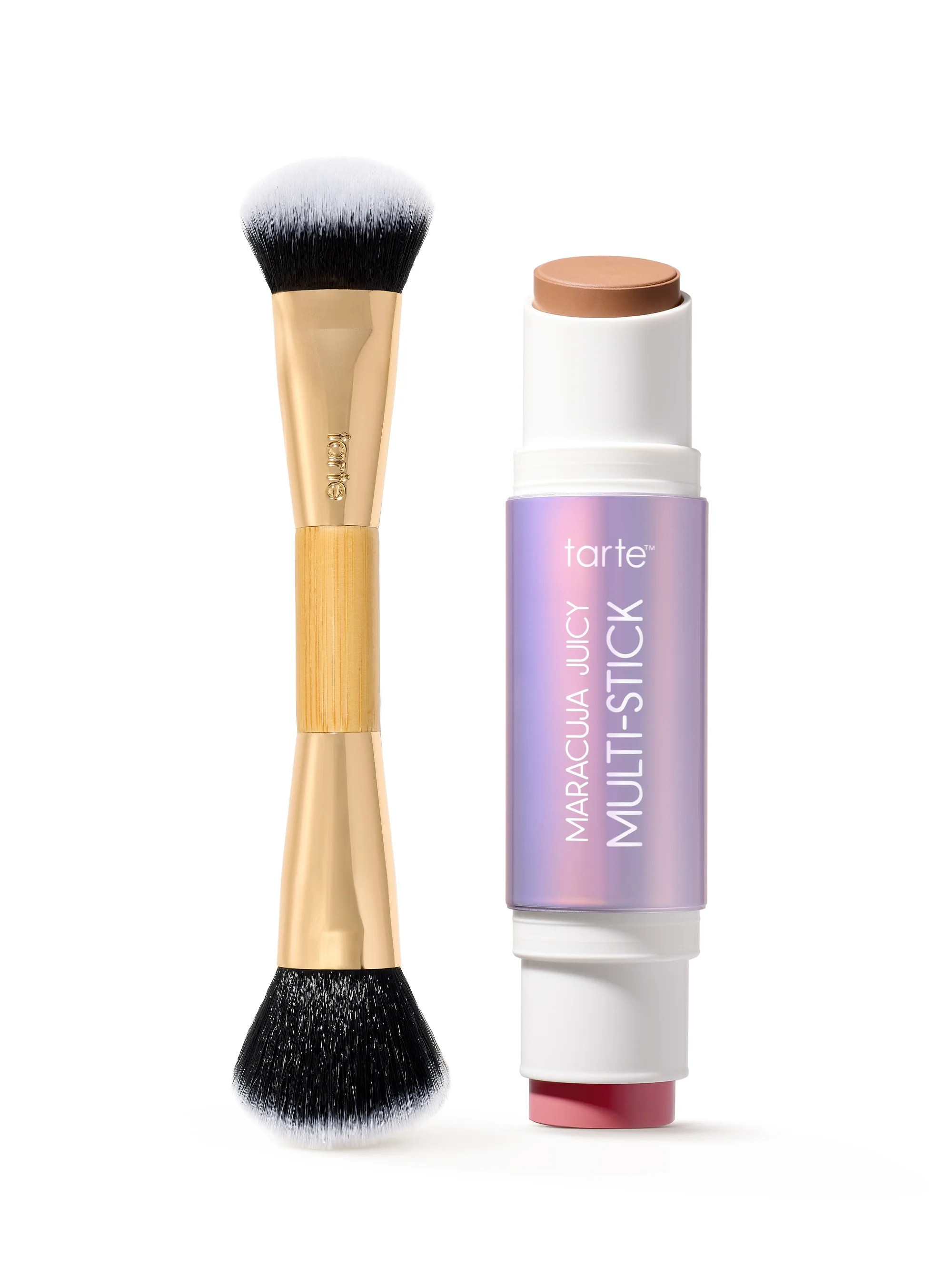 maracuja juicy blush & bronzer multi-stick + brush multi | Tarte Cosmetics