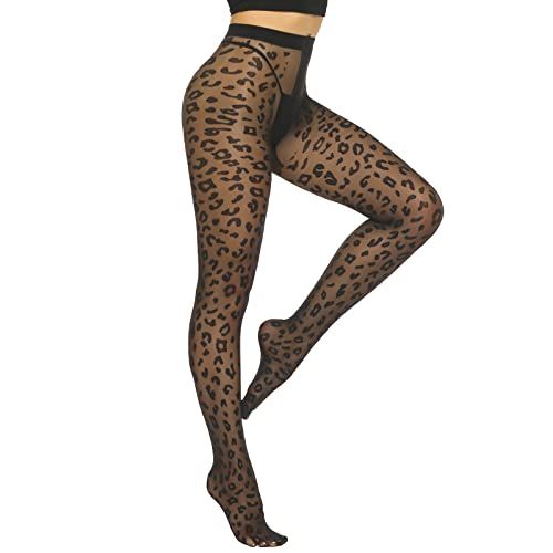 MANZI 20D Patterned Tights for Women Fishnet Stockings Women's Sheer Tights Ultra Thin High Waist... | Amazon (US)