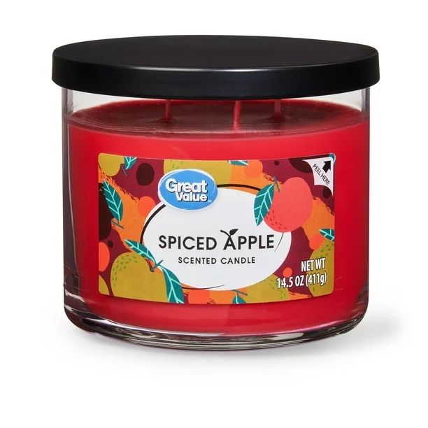 Great Value Spiced Apple Pie Candle - Walmart.com | Walmart (US)