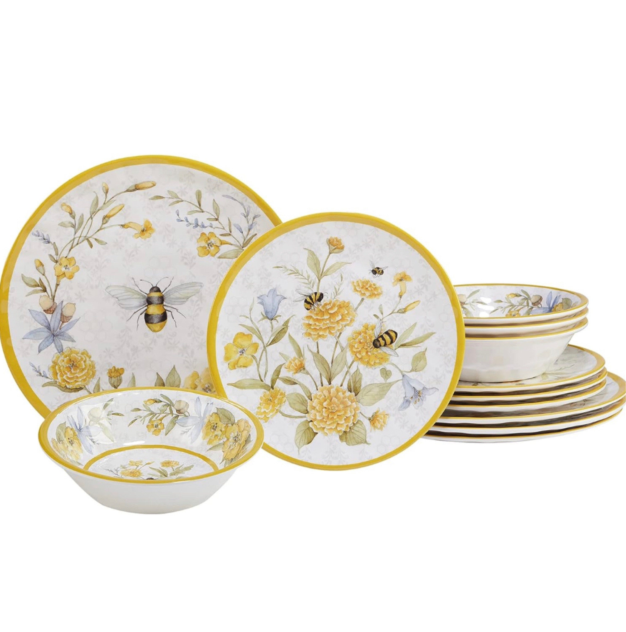 Beautiful dishware featuring cute bees! Great for the bee lover! 

#dishes #plates #kitchen #hosting #bees 

#LTKSeasonal #LTKhome #LTKparties