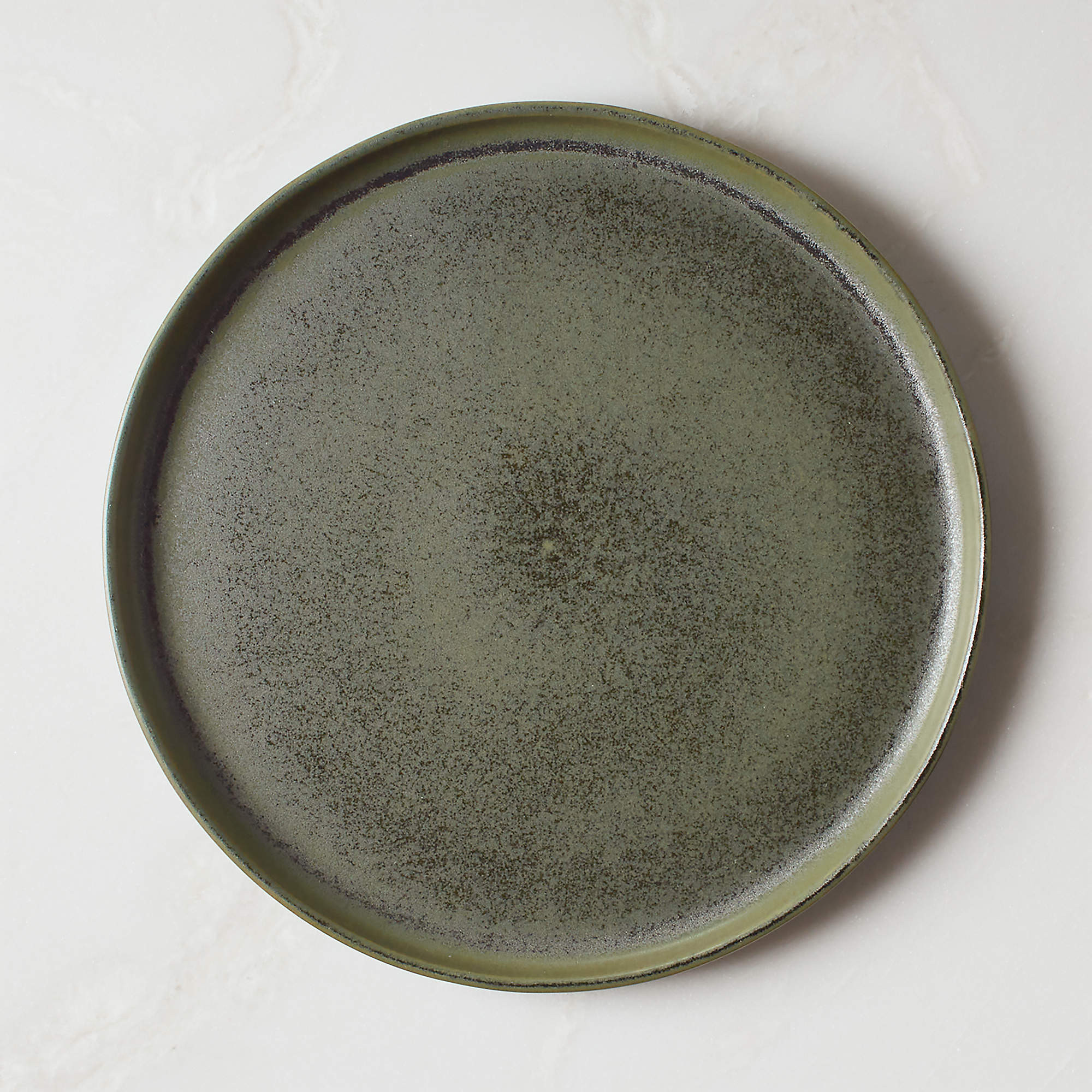 Drift Modern Green Dinner Plate + Reviews | CB2 | CB2