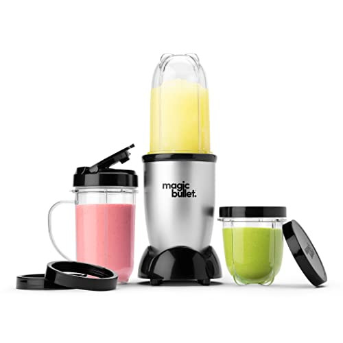 Magic Bullet Blender, Small, Silver, 11 Piece Set | Amazon (US)