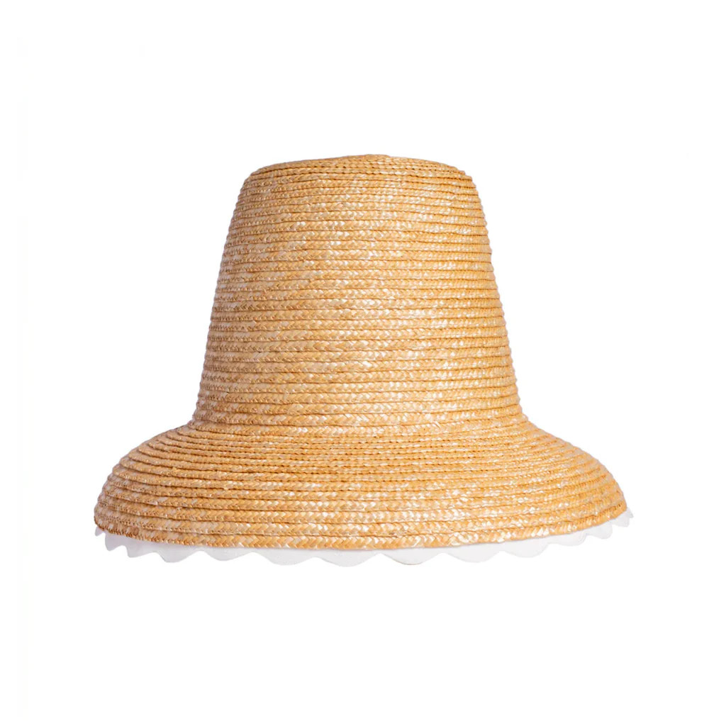 Wavy Hat in White | Over The Moon