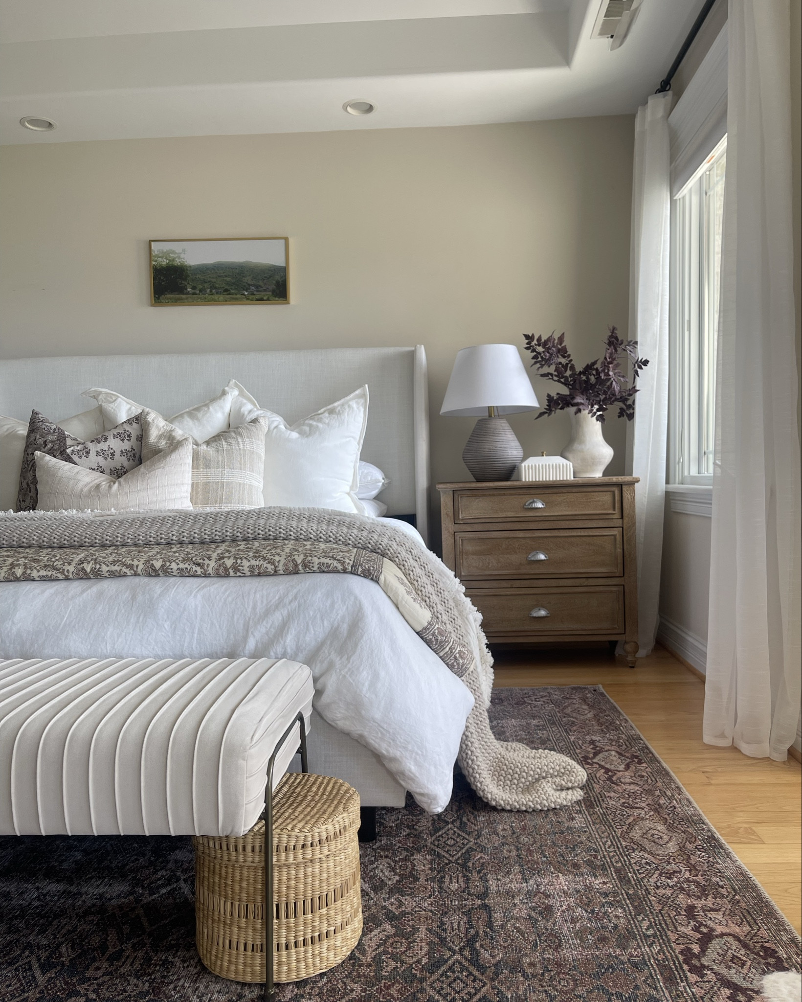 Bedroom views! Updated our bedding with this beautiful quilt from McGee & Co., super light and pattern is perfect for spring/summer. 
Also, brought back my favorite rug! I just love the colors in this rug and the contrast it gives our bed and nightstands. 



Follow @mrs.vesnatanasic on Instagram for more home finds and inspiration.

home, home decor, living room, dining room, bedroom, bathroom, affordable, walmart, walmart home, target new arrivals, target style, amazon home, amazon finds, amazon home decor, affordable home decor, wayfair finds, studio mcgee x target, mcgee and co, side table, table lamp, floor lamp, sofa, sectional, basement, kitchen, budget, budget friendly, pottery barn, west elm, studio mcgee, threshold, threshold target, vintage, rugs, loloi rugs, loloi, amazon must have, amazon favorites, amazon home decor, amazon kitchen, weekend deals, amazon furniture, furniture, walmart deals, walmart finds, throw pillows, throw blanket, accent chair, ottoman, bench, pouf, framed art, art, wall art, floor lamp, coffee table, coffee table decor, coffee table book, coffee table books, vase, flowers, florals, stems, spring decor, summer decor, back in stock, fall decor, faux florals, faux plants, planter, designer inspired, designer, dupe, bedding, kids room, kids bedroom, powder bath, home gym, nightstands, dresser, sideboard, cabinet, dining room, dining table, dining chair, outdoor furniture, patio furniture, patio season, etsy, couches, weekend deals, sale alert, sale, magnolia, dining room decor, living room decor, bedroom decor, crate and barrel, wayfair, afloral, kirklands, michaels, lulu and georgia, oversized art, affordable home decor, 


#LTKhome #LTKsalealert #LTKstyletip