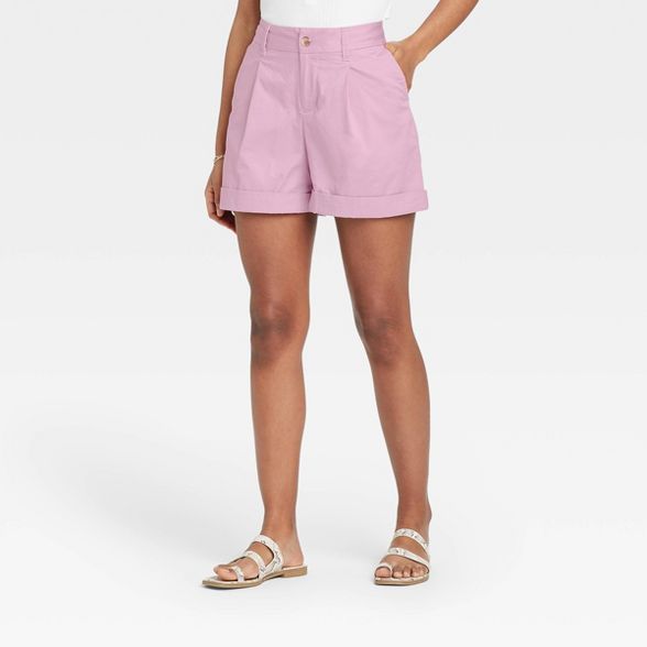Women's Pleat Front Shorts - A New Day™ | Target