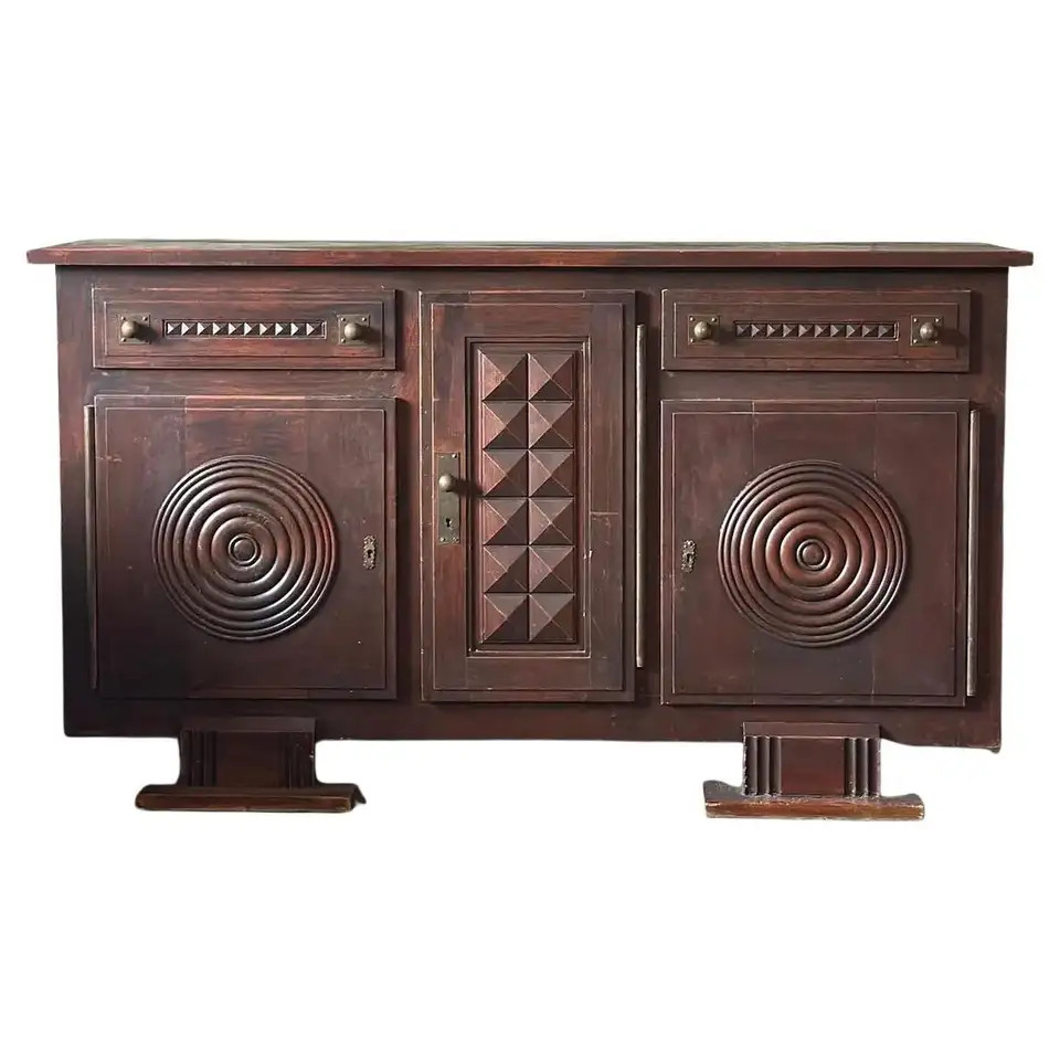 Étienne Kohlmann Brutalist Sideboard | 1stDibs