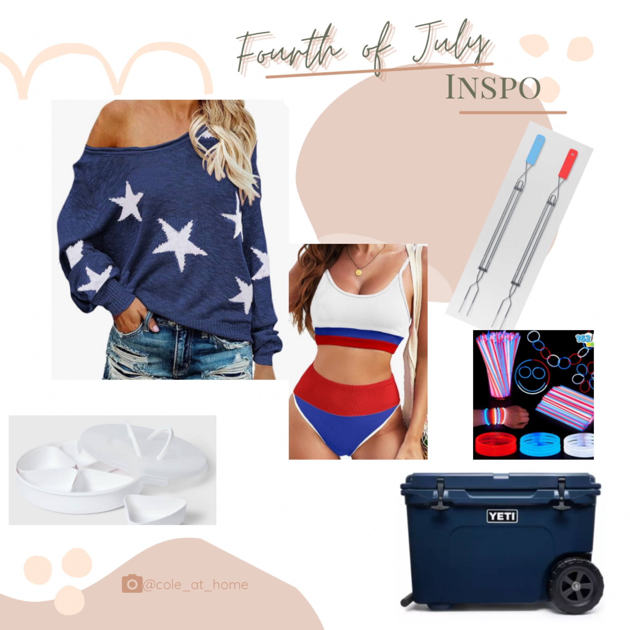 Fourth of July, cooler, patriotic, swim, summer outfits

#LTKSeasonal #LTKHome