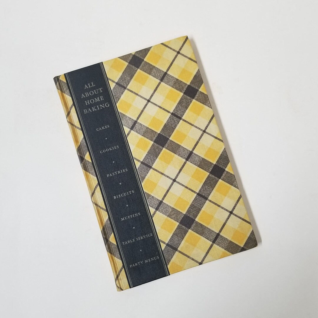 1933 All About Home Baking 1st Edition Plaid Hardback Cook Book General Foods Vintage Learn How T... | Etsy (US)