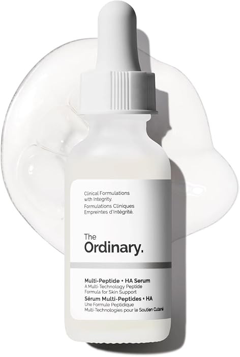 The Ordinary Multi-Peptide + Hyaluronic Acid, Anti-Aging Peptide Serum for Crow’s Feet, Elastic... | Amazon (US)