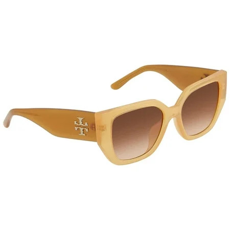 Tory Burch Amber Gradient Rectangular Ladies Sunglasses TY9065U 186313 53 | Walmart (US)
