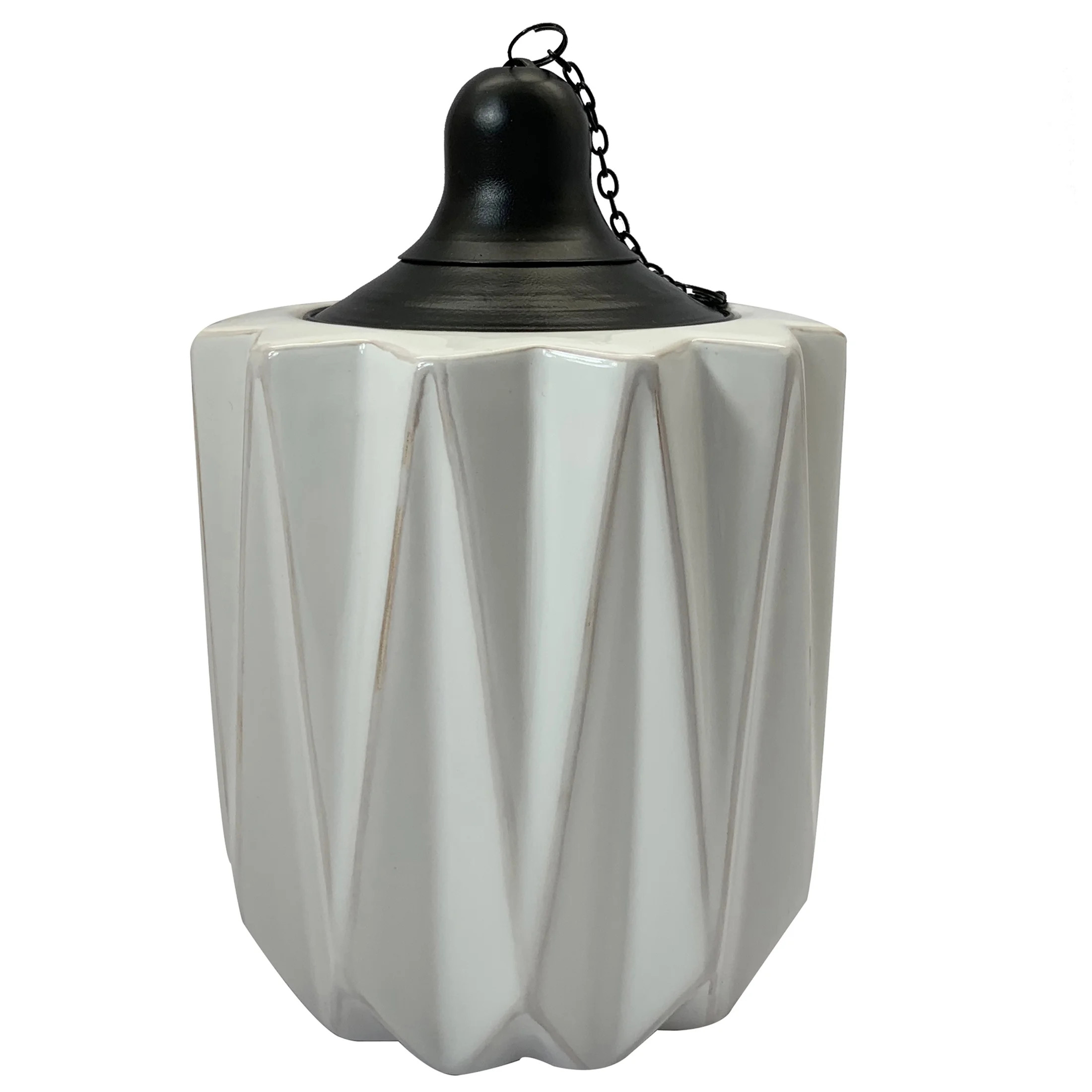 Better Homes & Gardens Devi White Outdoor Tabletop Tiki Torch - Walmart.com | Walmart (US)