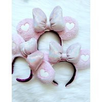 Glowing Hearts Mouse Ears ~ Ears Glow in The Dark Minnie | Etsy (US)