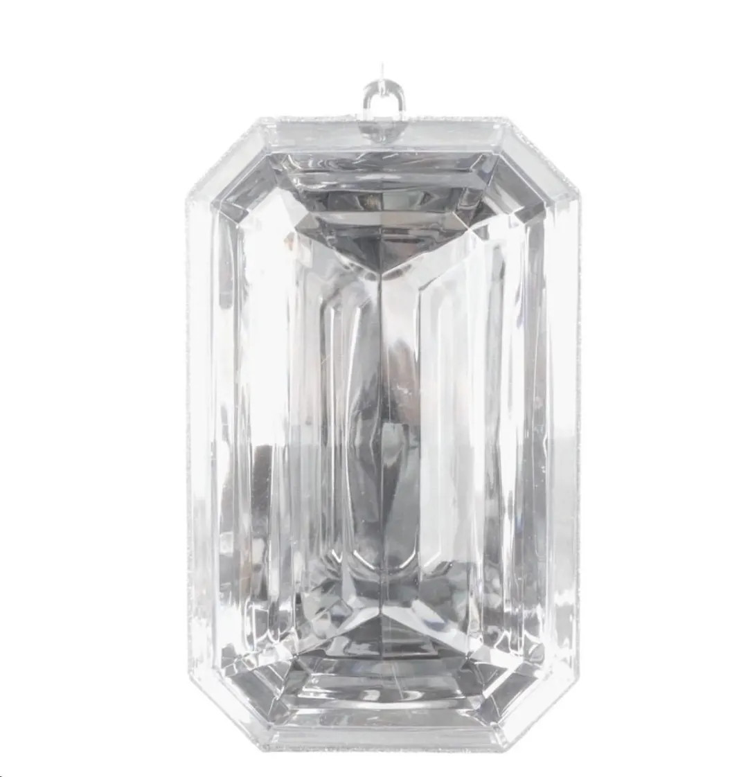 8” Clear Farrisilk Jewel Ornament - Etsy | Etsy (US)