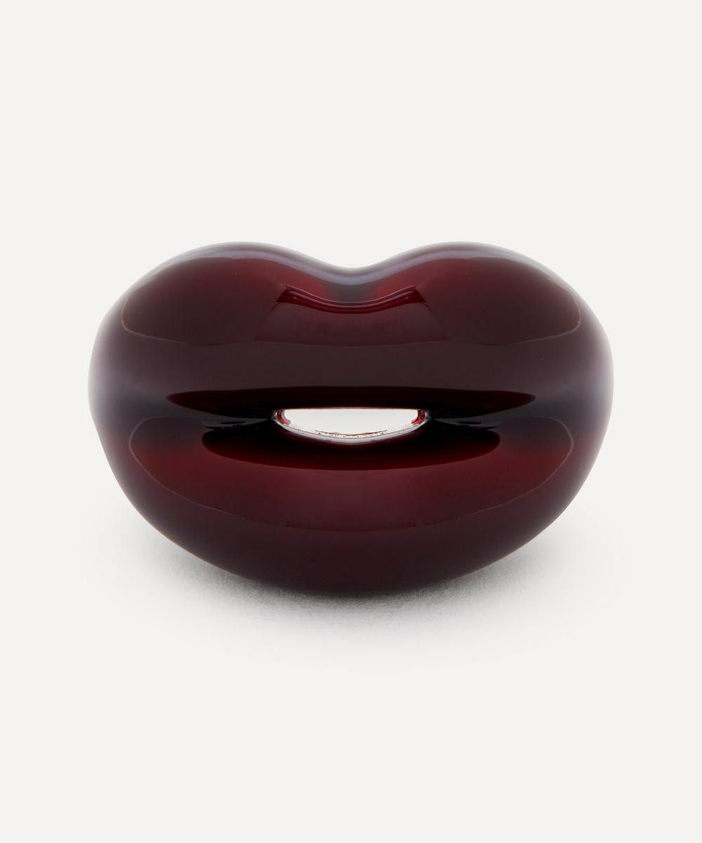 Black Cherry Hotlips Ring | Liberty London (US)