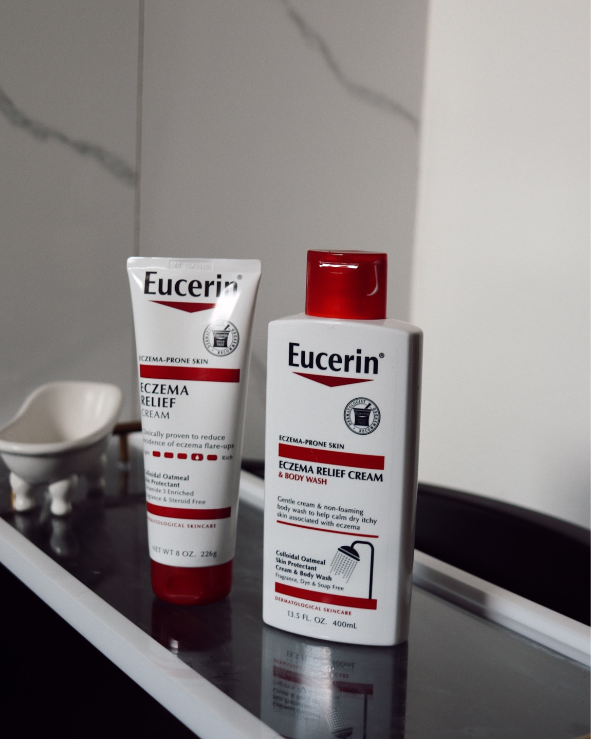 The Eucerin Eczema relief cream and body is a lifeline. I know the condition is misunderstood but there's hope and help  with this go-to combo. I picked up this duo from @target

#LTKbeauty
