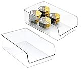 iDesign Linus Plastic Kitchen Storage Bin, Storage Container for Pantry, Refrigerator, Freezer, 11"  | Amazon (US)