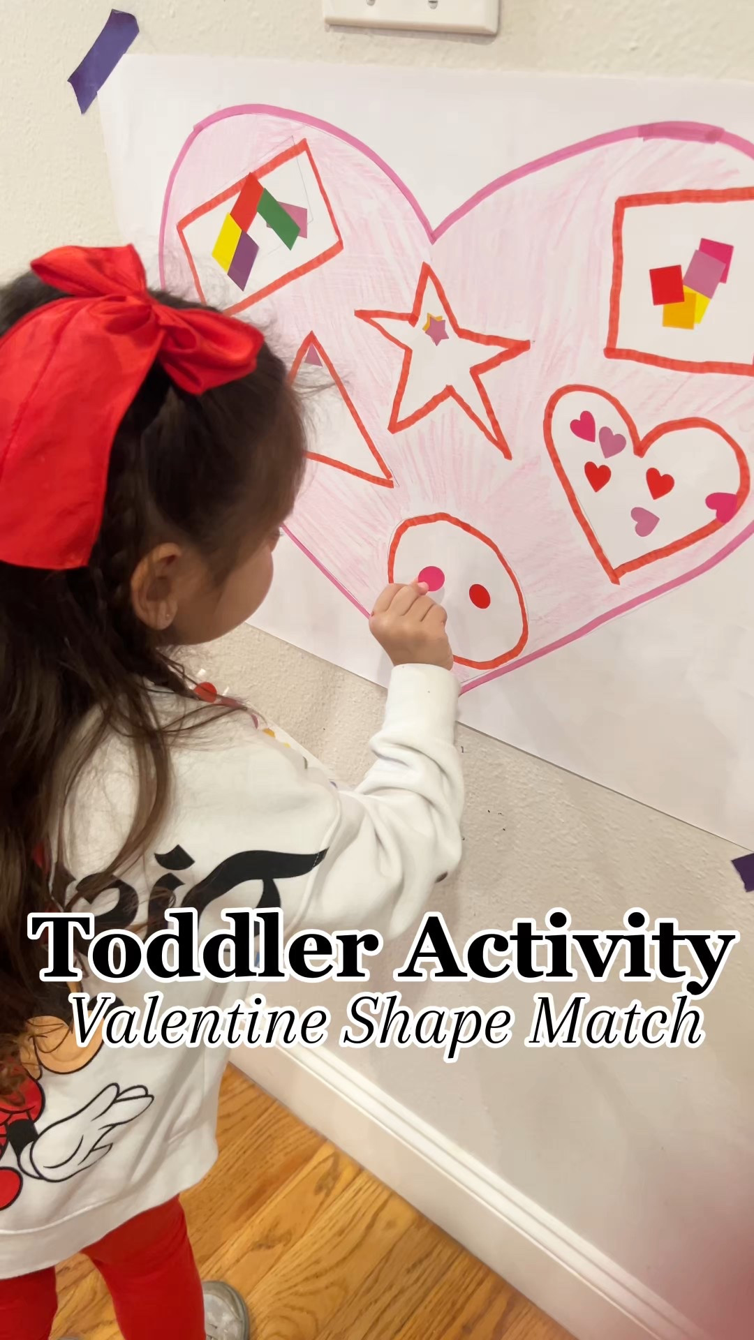 Valentine’s Day learning, but make it sweet 🍫💘
Comment SHAPE and I’ll send you everything I used for this activity 💌

I turned a big heart into a box of chocolates filled with shapes, and she matched each sticker to the correct spot 🧠✨

✔️ Shape recognition
✔️ Focus & attention
✔️ Fine motor skills

Simple, festive, and totally toddler-approved ❤️

Save this idea for Valentine’s Day learning at home 💕

#LTKValentine #LTKmomlife #LTKKids
