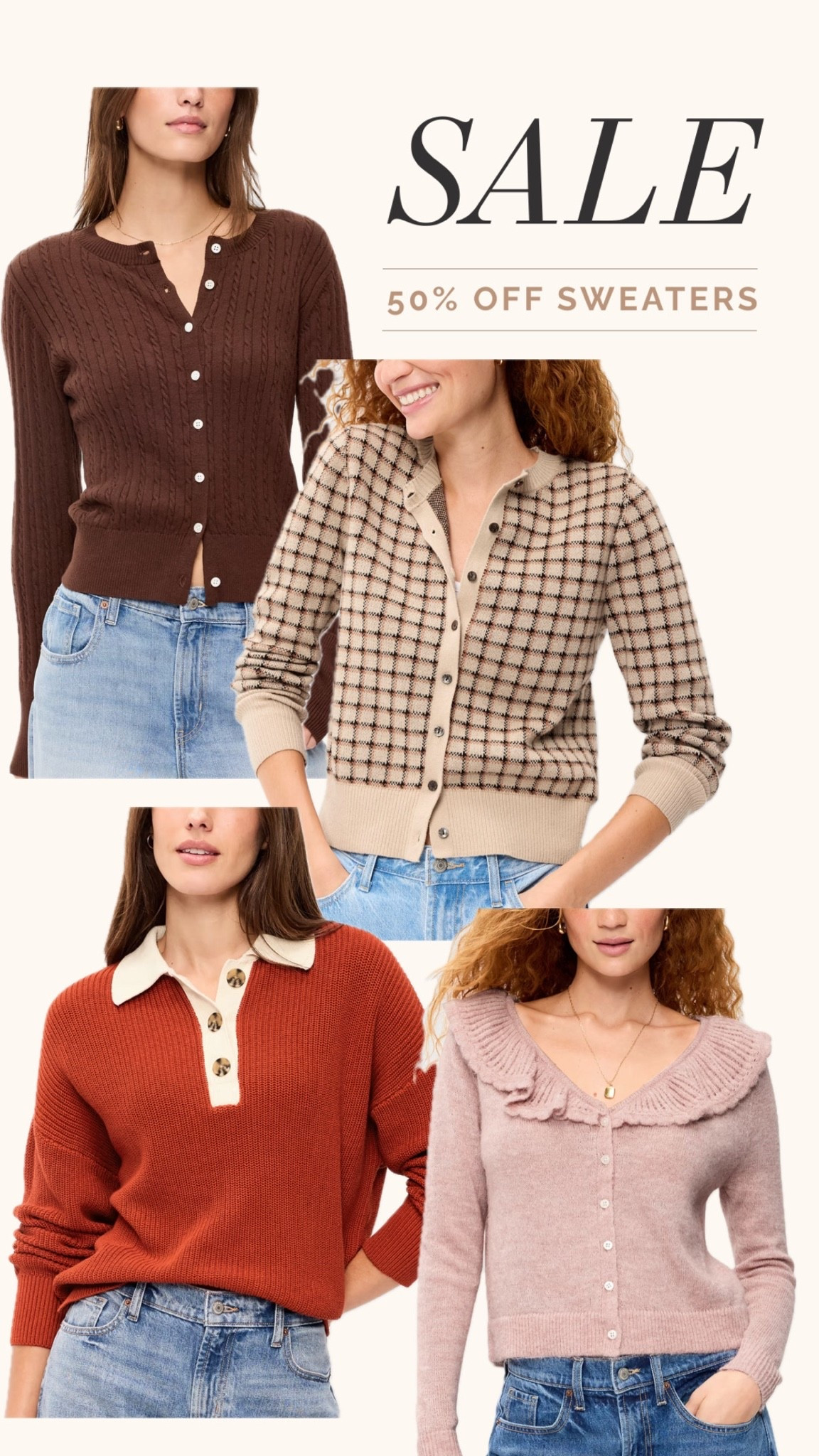 50% OFF womens sweaters at Old Navy!

#LTKSaleAlert #LTKootd #LTKgrwm