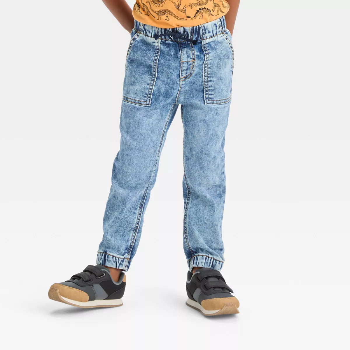 Toddler Boys' Pull-On Denim Jogger Pants - Cat & Jack™ | Target