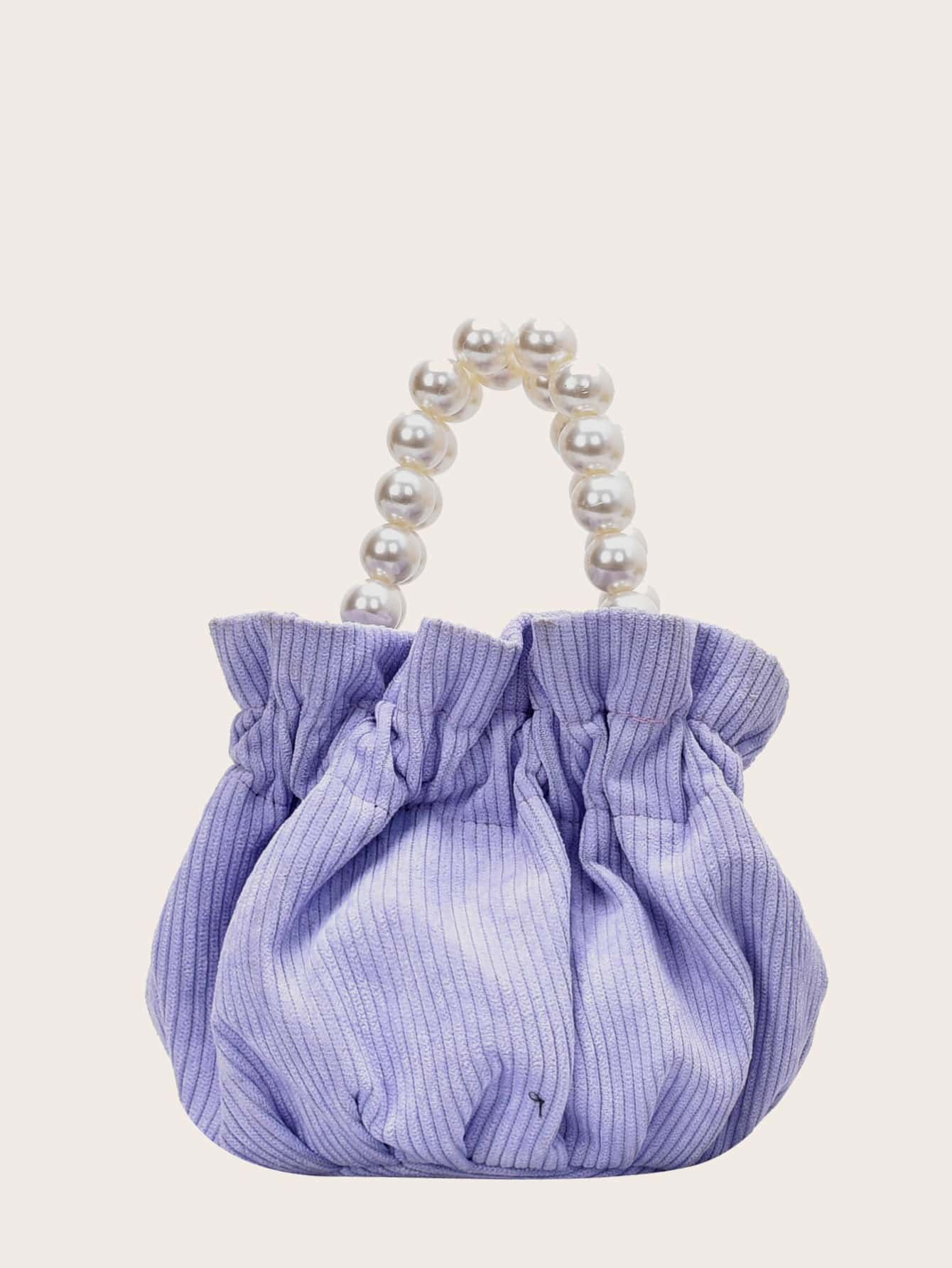 Faux Pearl Decor Satchel Bag | SHEIN