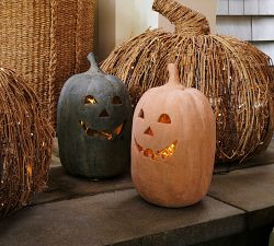 Handmade Terracotta Jack O' Lantern | Pottery Barn (US)