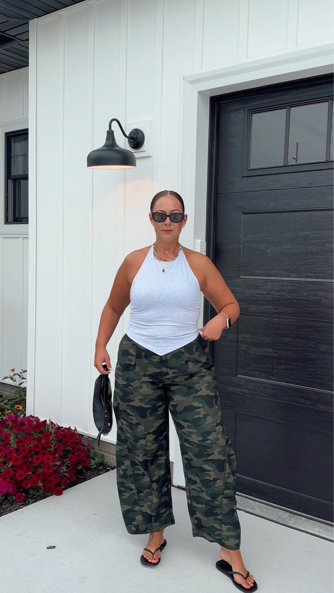 Casual OOTD!! 
Aerie pants - large ( I prefer to not do the long length in this style but they do have it) 
Aerie tank - large

Some sizes are sold out so I linked similar options in both the camo pants + tank! 🤍

Aerie real, aerie new arrivals, pre fall outfits, 
Tall girl fashion, size 14 summer outfit, midsize fashion, midsize mom style, casual summer outfit, summer outfit inspiration, tall women clothing, everyday outfit ideas, mom outfit ideas for summer, summer outfits 2026 women, midsize summer outfits, casual mom outfits, casual outfit ideas

#LTKMidsize #LTKTall #LTKootd