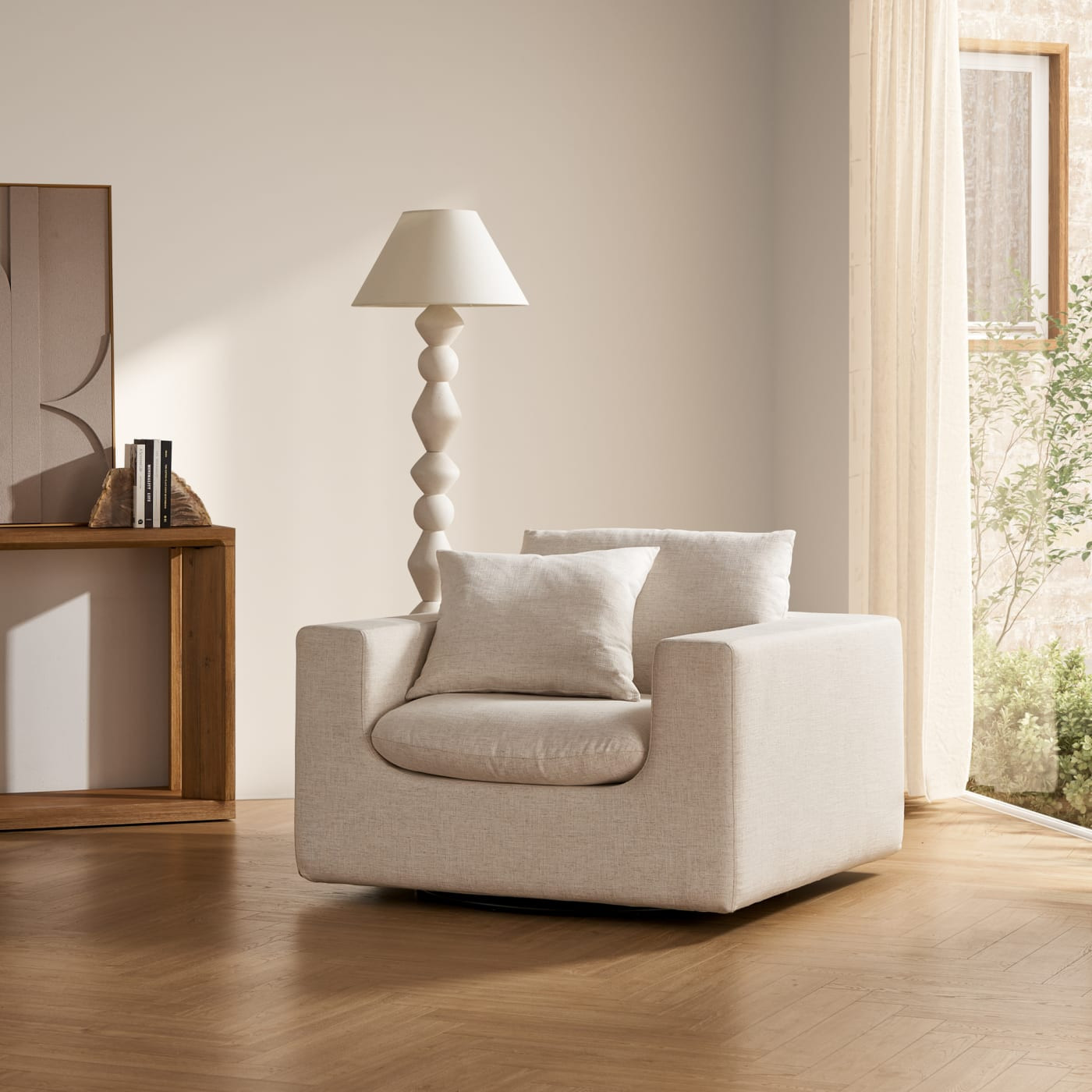 Dawson Swivel ArmchairNew | Castlery (AU)