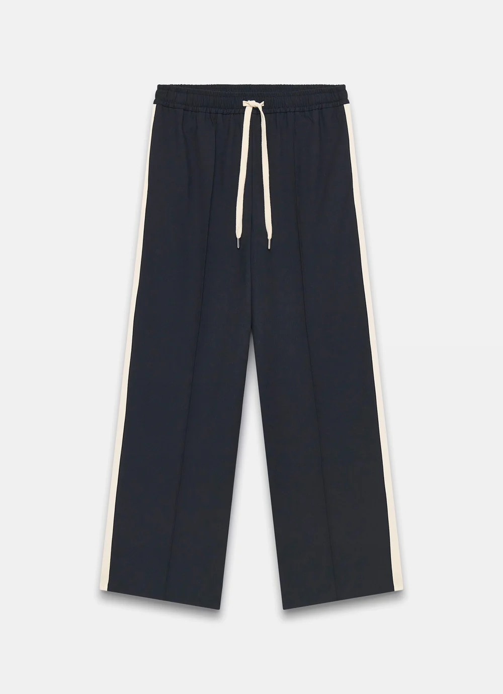 Navy Side Stripe Trousers | Mint Velvet