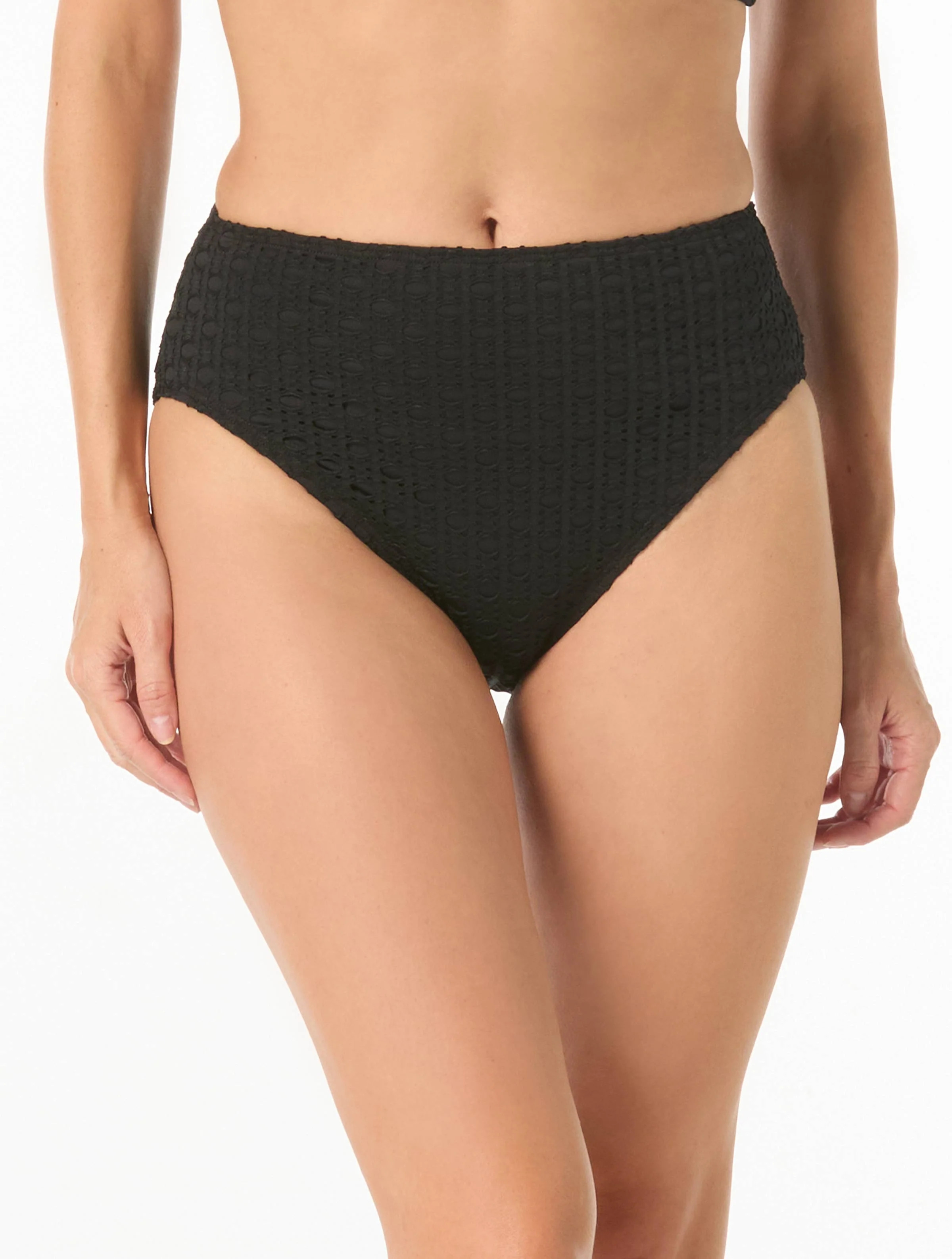 Carmen Marc Valvo Crochet High Waist Bikini Bottom - Living Paradise | Beach2Ocean