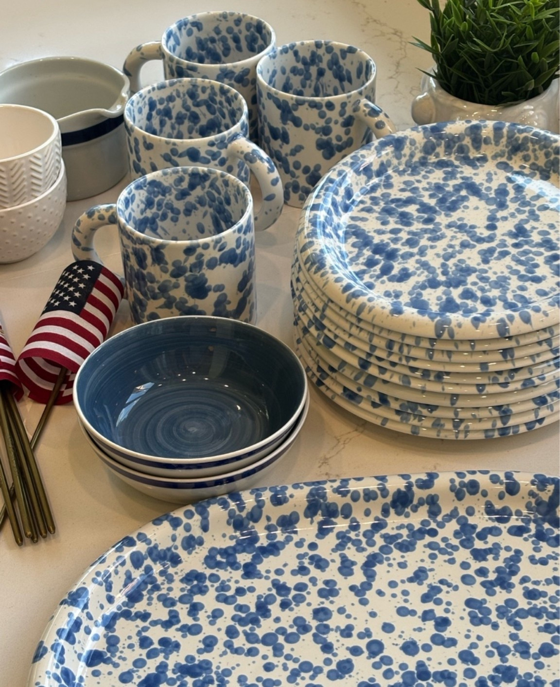 Target blue and white dishes 💙🤍