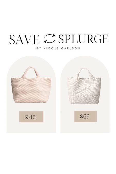 Save or splurge on these pretty woven totes 

#LTKstyletip #LTKitbag